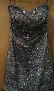 Grey/Black Sparkly Mermaid Dress size 1/2